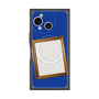 プレミアムスクエアケース with SnapMag［ Photo Frame - Blue ］