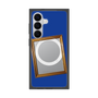 プレミアムスクエアケース with SnapMag［ Photo Frame - Blue ］