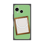 プレミアムスクエアケース with SnapMag［ Photo Frame - Light Green ］