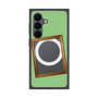 プレミアムスクエアケース with SnapMag［ Photo Frame - Light Green ］