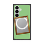 プレミアムスクエアケース with SnapMag［ Photo Frame - Light Green ］