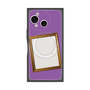 プレミアムスクエアケース with SnapMag［ Photo Frame - Purple ］