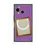 プレミアムスクエアケース with SnapMag［ Photo Frame - Purple ］
