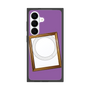 プレミアムスクエアケース with SnapMag［ Photo Frame - Purple ］