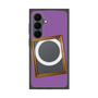 プレミアムスクエアケース with SnapMag［ Photo Frame - Purple ］