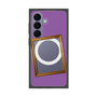 プレミアムスクエアケース with SnapMag［ Photo Frame - Purple ］