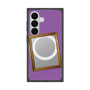 プレミアムスクエアケース with SnapMag［ Photo Frame - Purple ］