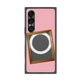 プレミアムスクエアケース with SnapMag［ Photo Frame - Pink ］