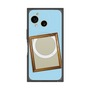 プレミアムスクエアケース with SnapMag［ Photo Frame - Light Blue ］
