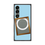プレミアムスクエアケース with SnapMag［ Photo Frame - Light Blue ］