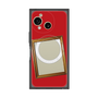 プレミアムスクエアケース with SnapMag［ Photo Frame - Red ］