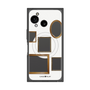 プレミアムスクエアケース with SnapMag［ Photo Frames - White ］