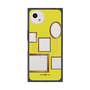プレミアムスクエアケース with SnapMag［ Photo Frames - Yellow ］