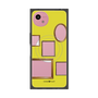 プレミアムスクエアケース with SnapMag［ Photo Frames - Yellow ］