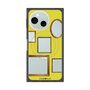 プレミアムスクエアケース with SnapMag［ Photo Frames - Yellow ］