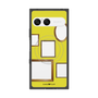 プレミアムスクエアケース with SnapMag［ Photo Frames - Yellow ］