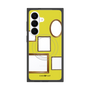 プレミアムスクエアケース with SnapMag［ Photo Frames - Yellow ］
