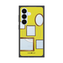プレミアムスクエアケース with SnapMag［ Photo Frames - Yellow ］