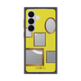 プレミアムスクエアケース with SnapMag［ Photo Frames - Yellow ］
