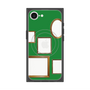 プレミアムスクエアケース with SnapMag［ Photo Frames - Green ］