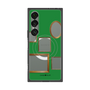 プレミアムスクエアケース with SnapMag［ Photo Frames - Green ］