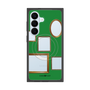 プレミアムスクエアケース with SnapMag［ Photo Frames - Green ］