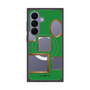 プレミアムスクエアケース with SnapMag［ Photo Frames - Green ］