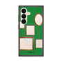 プレミアムスクエアケース with SnapMag［ Photo Frames - Green ］