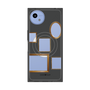 プレミアムスクエアケース with SnapMag［ Photo Frames - Gray ］