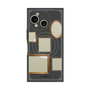 プレミアムスクエアケース with SnapMag［ Photo Frames - Gray ］