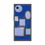 プレミアムスクエアケース with SnapMag［ Photo Frames - Blue ］