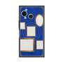 プレミアムスクエアケース with SnapMag［ Photo Frames - Blue ］