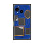 プレミアムスクエアケース with SnapMag［ Photo Frames - Blue ］