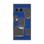 プレミアムスクエアケース with SnapMag［ Photo Frames - Blue ］