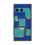 プレミアムスクエアケース with SnapMag［ Photo Frames - Blue ］