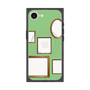 プレミアムスクエアケース with SnapMag［ Photo Frames - Light Green ］