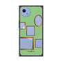 プレミアムスクエアケース with SnapMag［ Photo Frames - Light Green ］