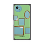 プレミアムスクエアケース with SnapMag［ Photo Frames - Light Green ］