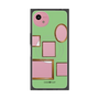 プレミアムスクエアケース with SnapMag［ Photo Frames - Light Green ］