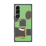 プレミアムスクエアケース with SnapMag［ Photo Frames - Light Green ］