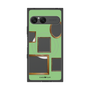 プレミアムスクエアケース with SnapMag［ Photo Frames - Light Green ］