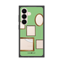 プレミアムスクエアケース with SnapMag［ Photo Frames - Light Green ］