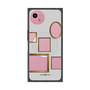 プレミアムスクエアケース with SnapMag［ Photo Frames - Light Gray ］