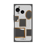 プレミアムスクエアケース with SnapMag［ Photo Frames - Light Gray ］