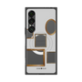 プレミアムスクエアケース with SnapMag［ Photo Frames - Light Gray ］