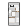 プレミアムスクエアケース with SnapMag［ Photo Frames - Light Gray ］