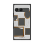プレミアムスクエアケース with SnapMag［ Photo Frames - Light Gray ］