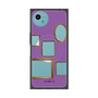 プレミアムスクエアケース with SnapMag［ Photo Frames - Purple ］