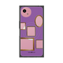 プレミアムスクエアケース with SnapMag［ Photo Frames - Purple ］