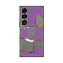プレミアムスクエアケース with SnapMag［ Photo Frames - Purple ］